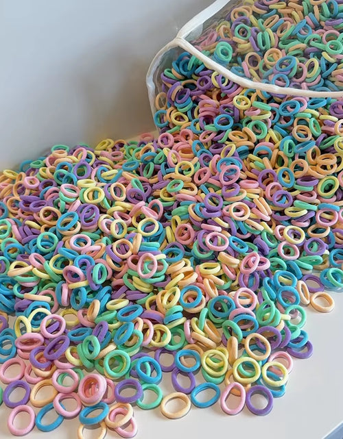 Load image into Gallery viewer, 20/50Pcs Elastic Hair Bands Girls Hair Accessories Mini Colorful Nylon Headband Kids Ponytail Holder Scrunchie Ornaments Gift
