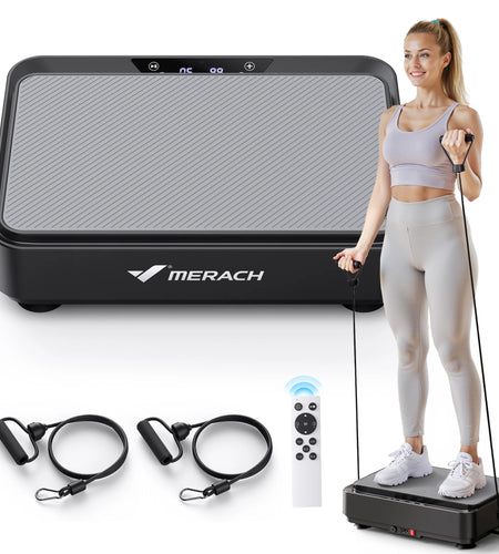 Vibration Plate Exercise Machine Mini for Lymphatic Drainage Whole Body Shaker Weight Loss for Women Men Seniors