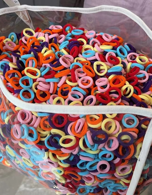 Load image into Gallery viewer, 20/50Pcs Elastic Hair Bands Girls Hair Accessories Mini Colorful Nylon Headband Kids Ponytail Holder Scrunchie Ornaments Gift
