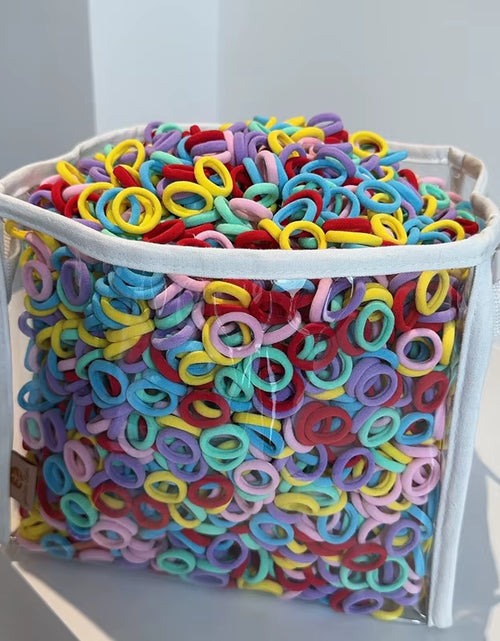 Load image into Gallery viewer, 20/50Pcs Elastic Hair Bands Girls Hair Accessories Mini Colorful Nylon Headband Kids Ponytail Holder Scrunchie Ornaments Gift
