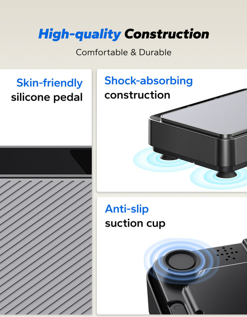 Load image into Gallery viewer, Vibration Plate Exercise Machine Mini for Lymphatic Drainage Whole Body Shaker Weight Loss for Women Men Seniors
