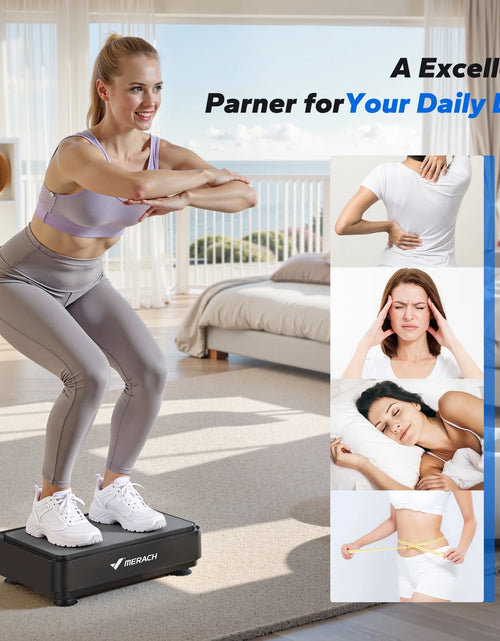 Load image into Gallery viewer, Vibration Plate Exercise Machine Mini for Lymphatic Drainage Whole Body Shaker Weight Loss for Women Men Seniors
